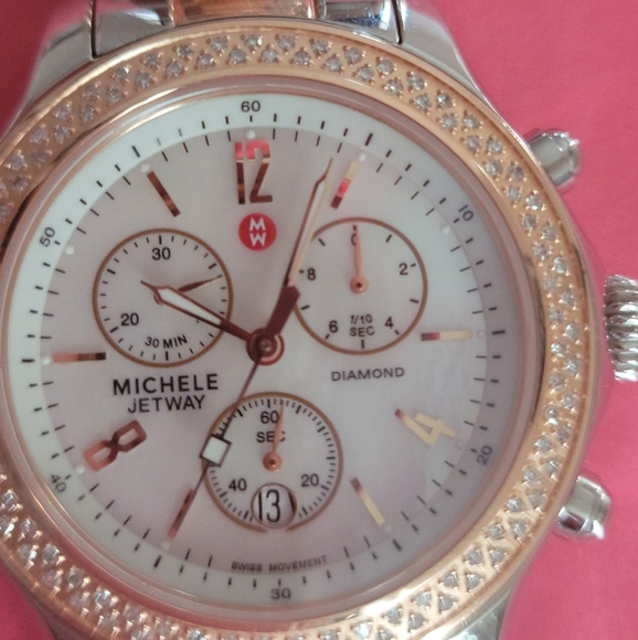 Michelle two tone watch - Picture 4 of 6